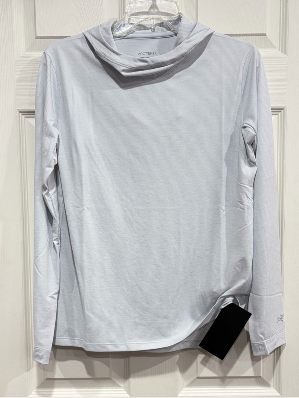 Arc’teryx Women's XL Taema Hoody Light Grey NWT Performance UPF 50+